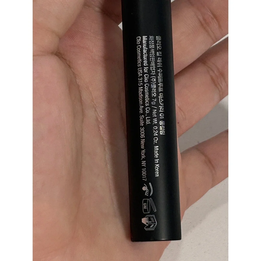 Clio Kill Lash Superproof Mascara 01 Long Curling Black 7g 0.24oz New in Box